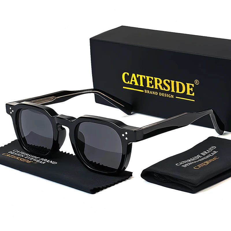 Caterside Retro Punk Men Sunglasses Square Personalized Design Glasses Women s