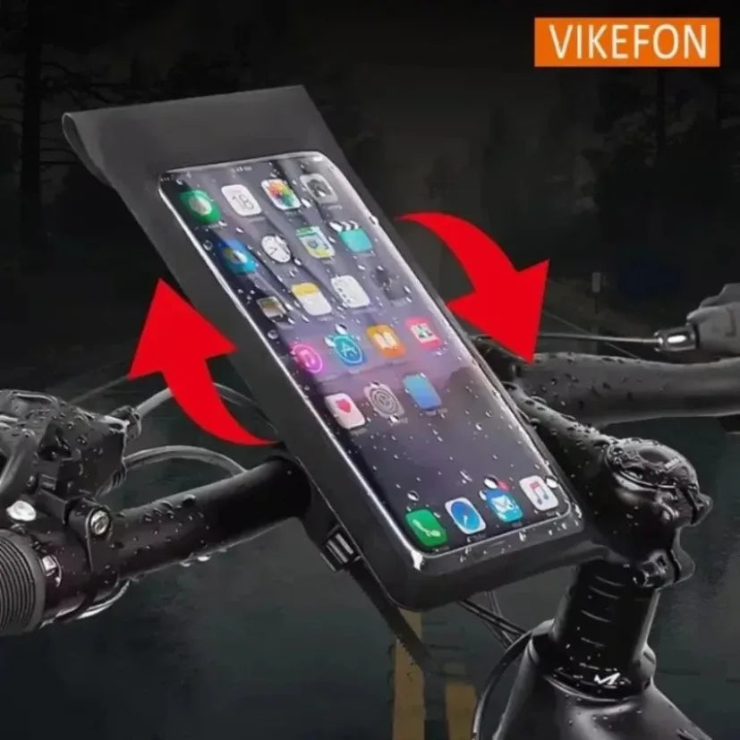 Fiets Motorfiets Handvat Installatie 360 Rotatie Waterdicht TPU Touch