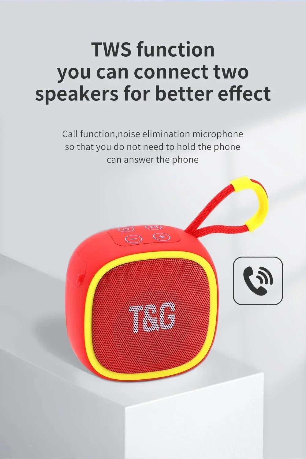 Bluetooth-luidspreker Mini draagbare IPX4 waterdichte draadloze luidsprekerondersteuning