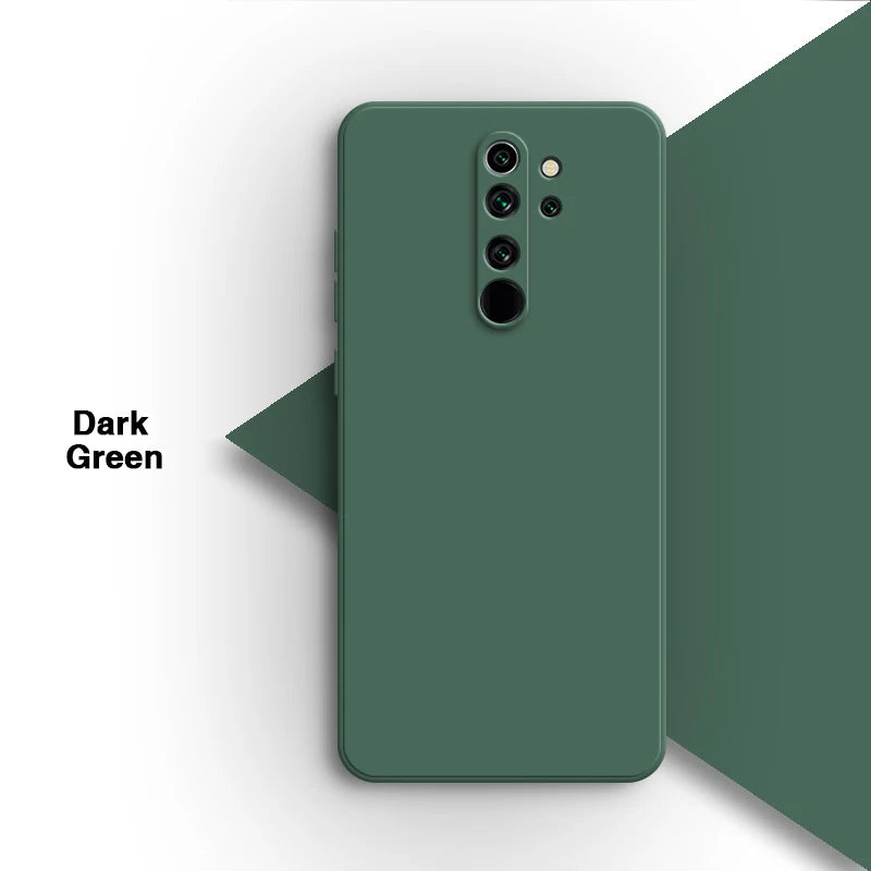 Eenvoudige telefoonhoes voor Xiaomi Redmi Note8 Note 8 Pro 8Pro Zacht snoep vierkant