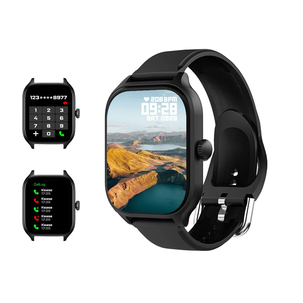 Laxasfit H9 Smart Watch Bellen Oproepen Beantwoorden Oefeningen Tracken Hartslag