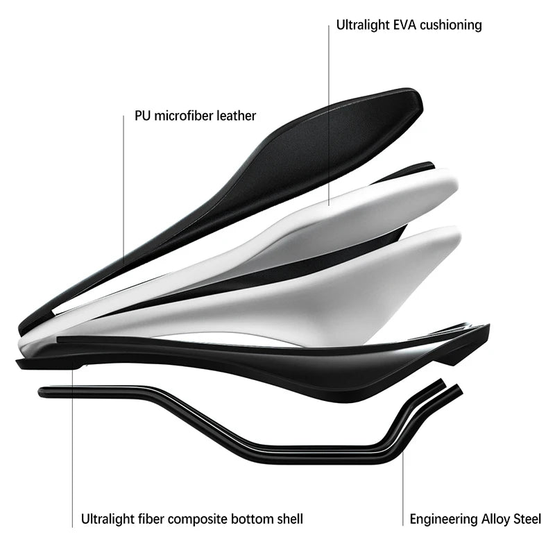 Enlee Bicycle Hollow Seat Personality Trend Korte Neus Mountainbike Racezadel
