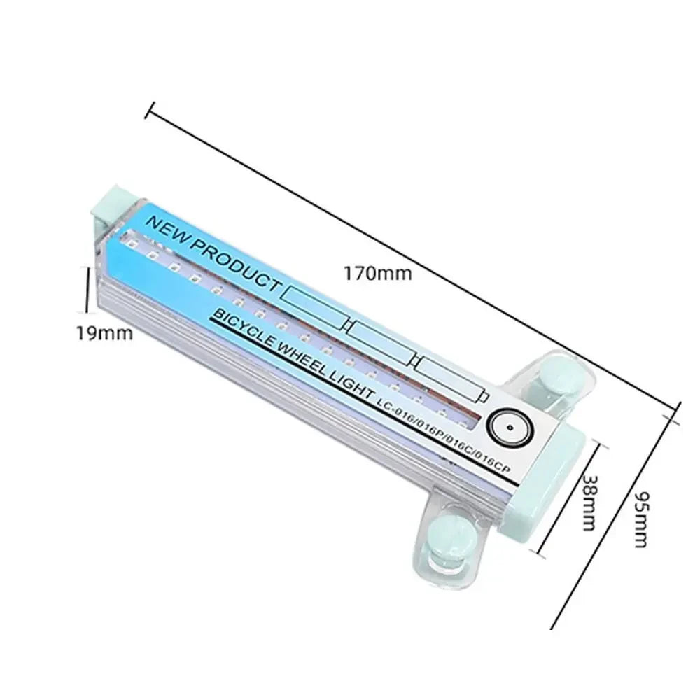 Fietswielverlichting Spaakverlichting Waterdicht Schokinductie Kleurrijke Fietsspaakverlichting