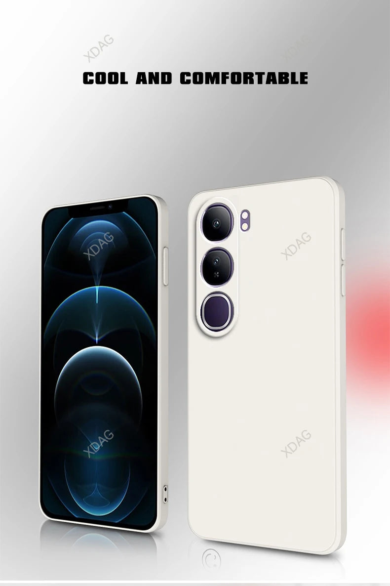 Accessoires voor Vivo V40 Lite IDN 5G 6.67 V2417 Simple Telefoonhoesje Vloeibaar