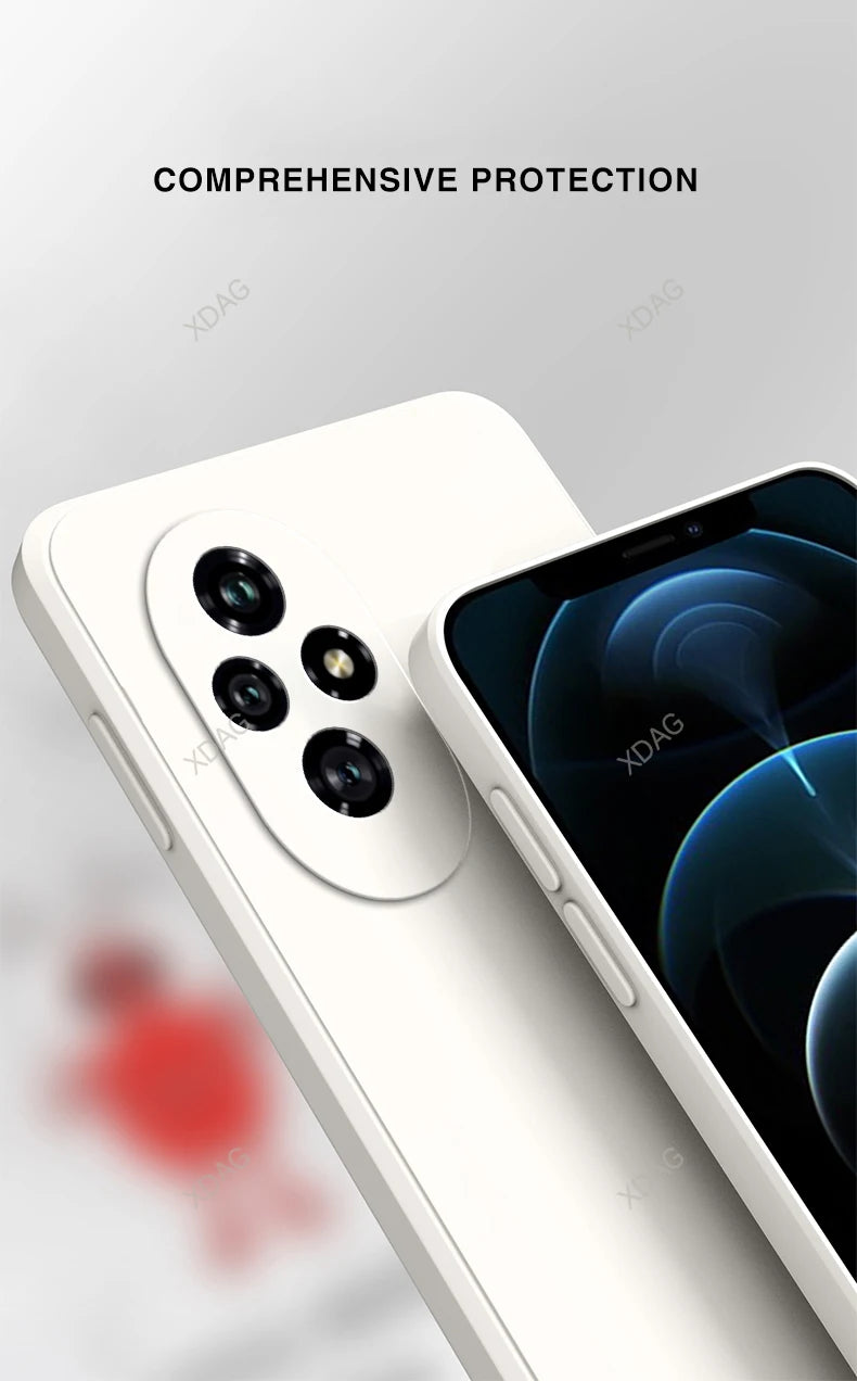 Eenvoudige telefoonhoes voor Honor 200 Pro 200Pro 5G, eenvoudig schokbestendig, vierkant, vloeistofbestendig