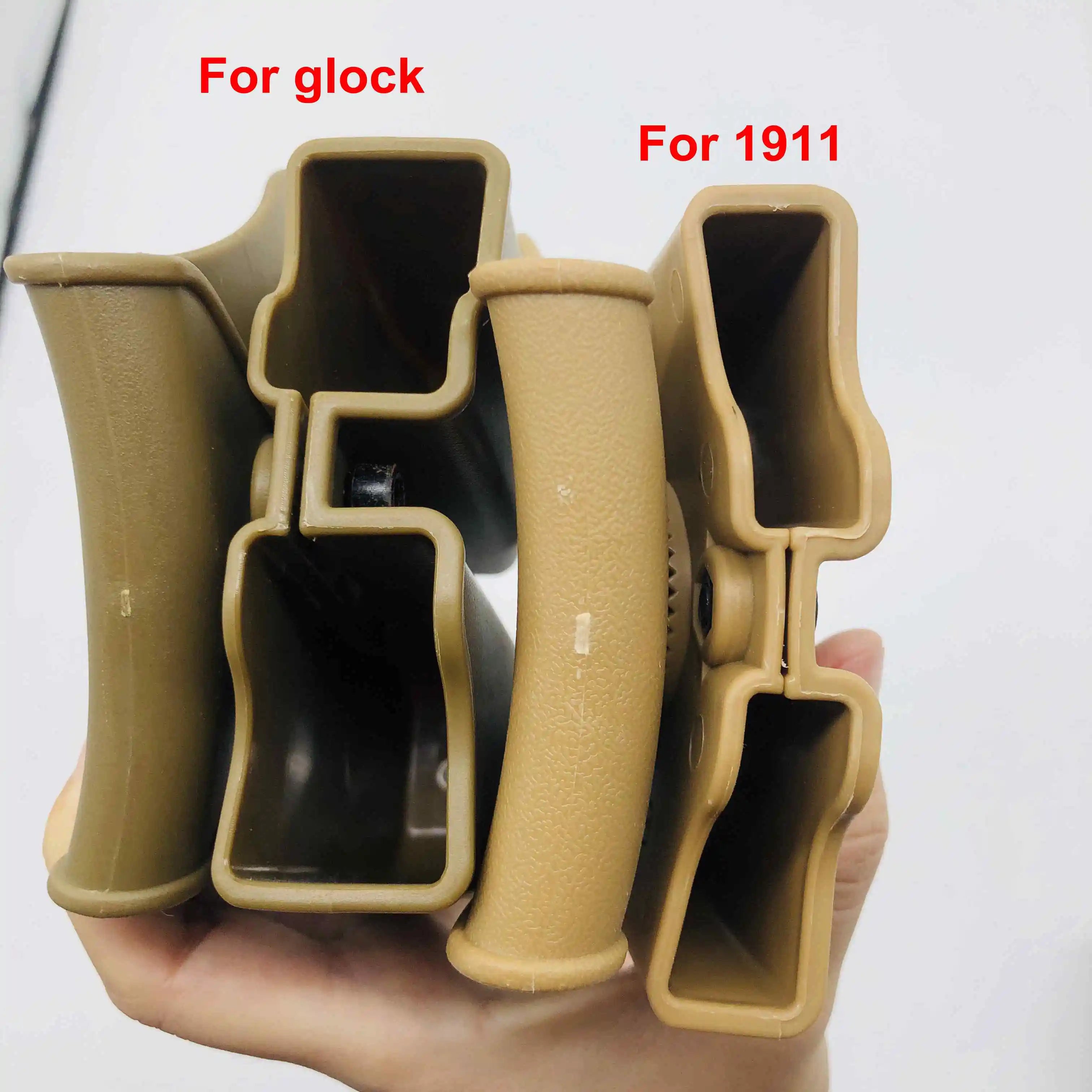 Tactical Double Magazine Holster Universal 9mm .40 Caliber Stack Mag Holder with 1.5 2 Inches Belt