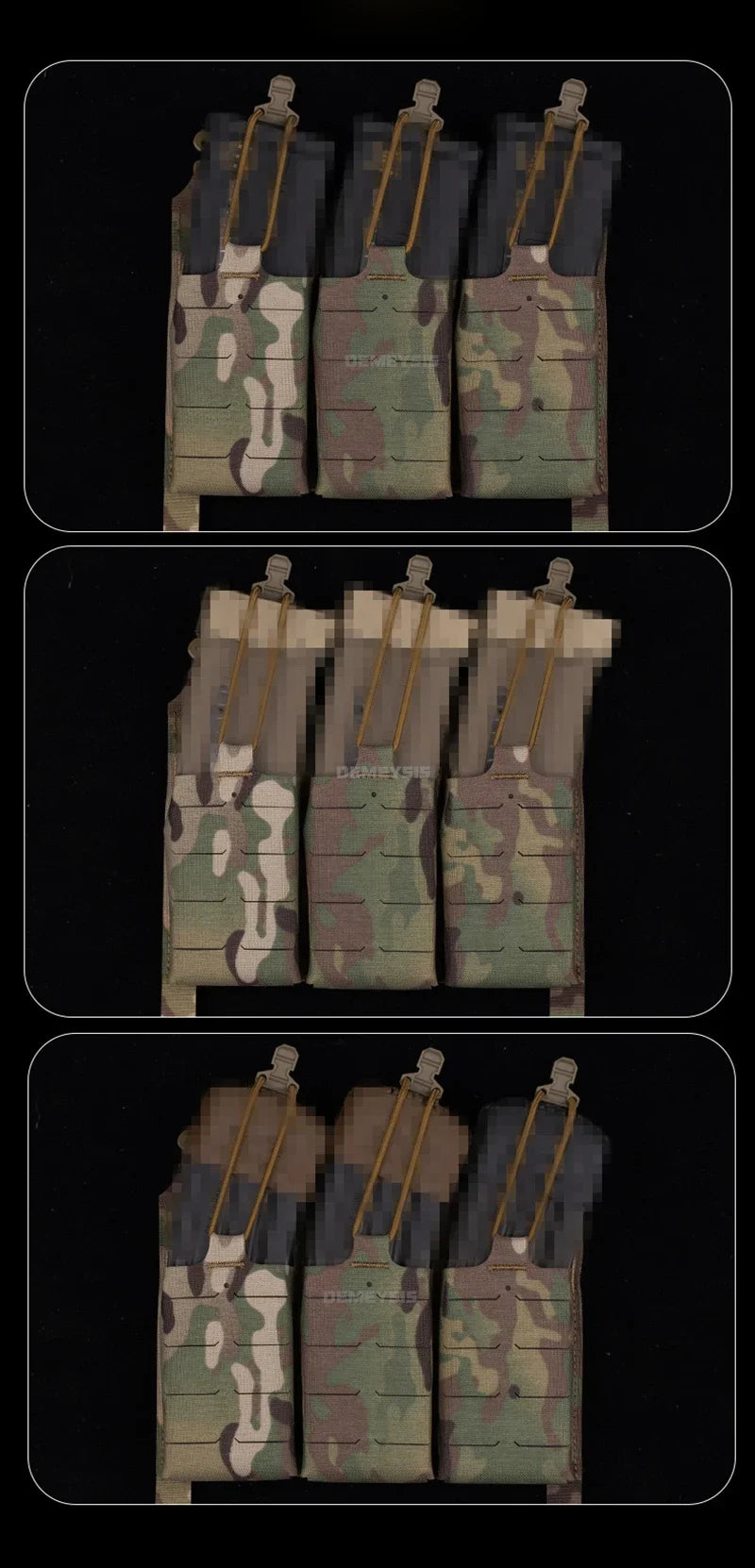 Tactical Vest Airsoft Plate Carrier Military Training Modular Molle System with Triple Magazine