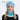 Women Winter Hat Gradient Striped Ski Hat Neck Warmer Female Tie Dye Beanie