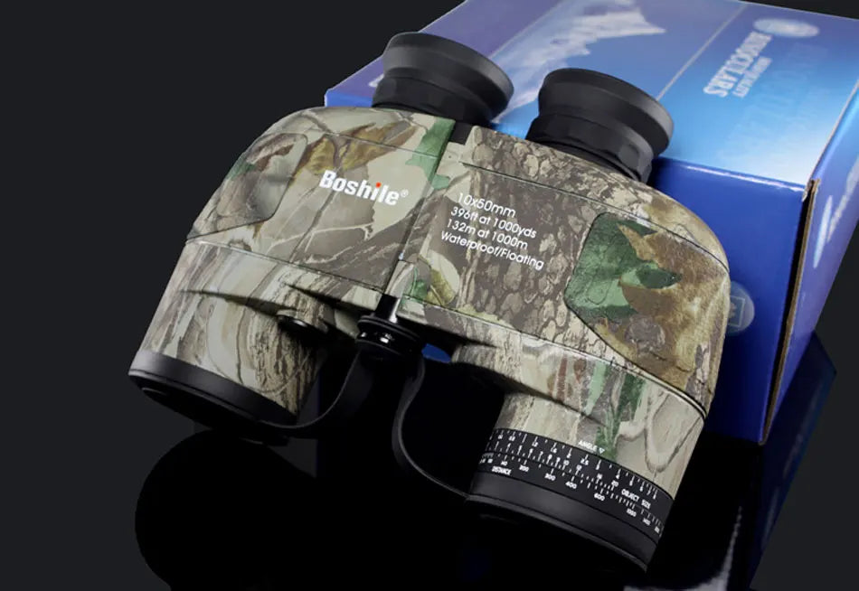 Boshile 10x50 Professionele Telescoop Militaire Marine Waterdichte Verrekijker Nacht