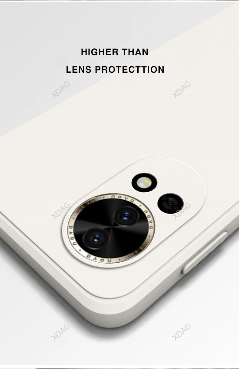 Vloeibare siliconen telefoonhoes voor Huawei Nova13 Nova 13 Pro 13Pro 5G-camera