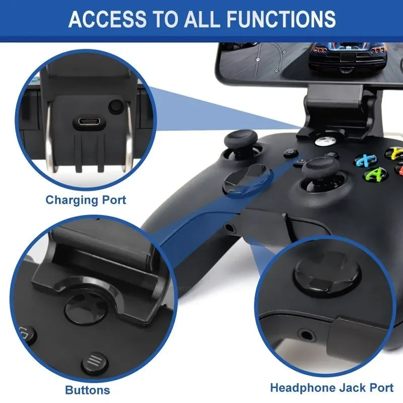 Mobiele telefoonclipstandaard compatibel met Xbox Series SX-controllerhouder