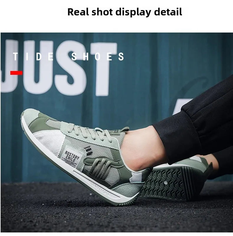 Autumn Breathable Men s Casual Shoes Sporty Thick Bottom Popular Internet Red Summer Trendy Shoes