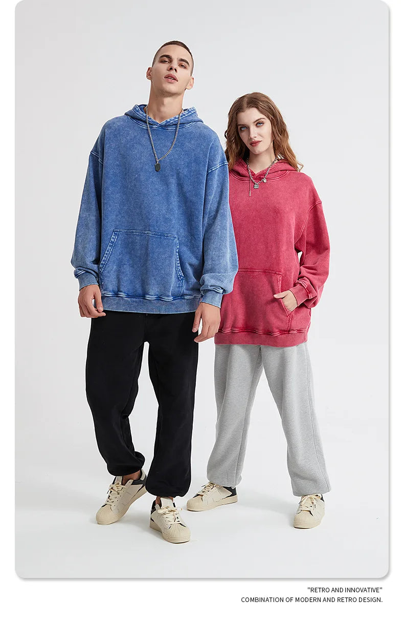 Bornladies Retro Verdikte Hoodie Mode Warme Trui 100% Katoen Dames Trend