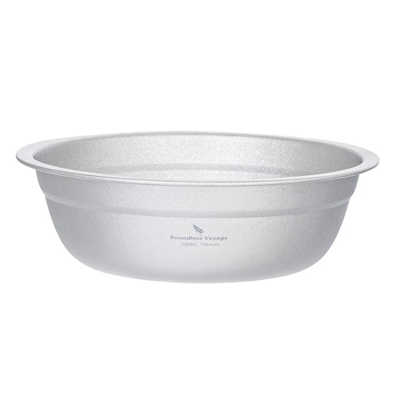 Boundless Voyage Titanium Bowl Rice Soup Salad Serving Bowl Ultralight Outdoor