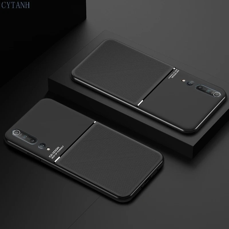 Voor Samsung A51 A71 hoesje Luxe matte magneet leren telefoonhoesje op Samsung