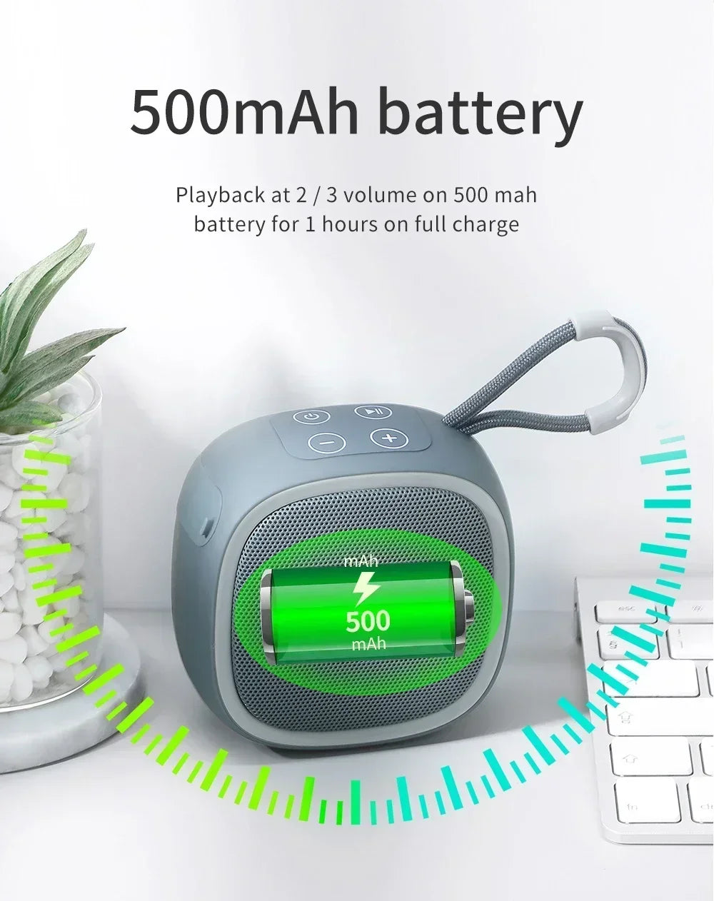 Bluetooth-luidspreker Mini draagbare IPX4 waterdichte draadloze luidsprekerondersteuning