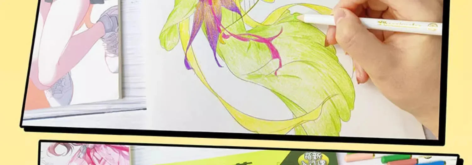 Cartoon Coloring Book Beginner Painting Technique Workbook Comic Manga Images