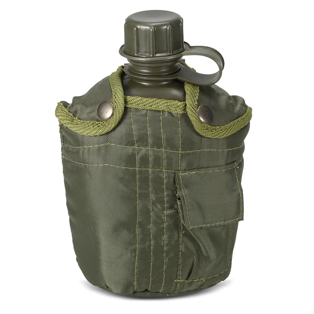 1L Grote capaciteit Waterkoker Buiten Camouflage Militaire Kantine Fles