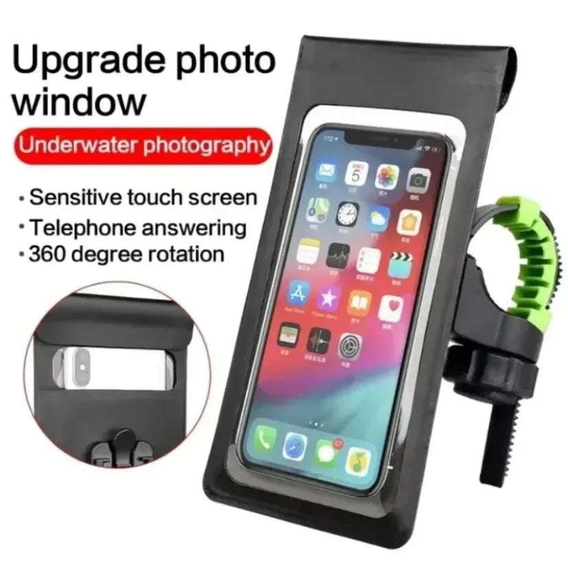 Fiets Motorfiets Handvat Installatie 360 Rotatie Waterdicht TPU Touch