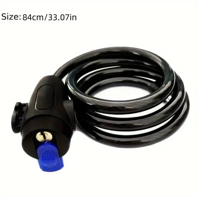 Heavy Duty Motorcycle Chain Lock 80cm Metal Anti Theft Bike Lock with 2 Keys for
