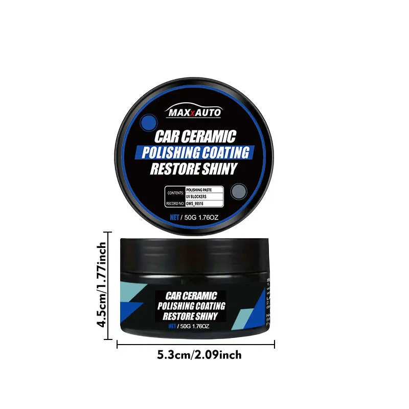 Ceramic Nano Polish Wax for Car Paint Scratch Repair Coating Plated Crystal