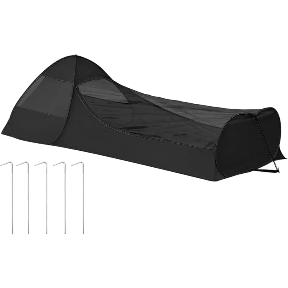 Foldable Pop Up Single Tent Portable Camping Tent Canopy Sleeping Net with