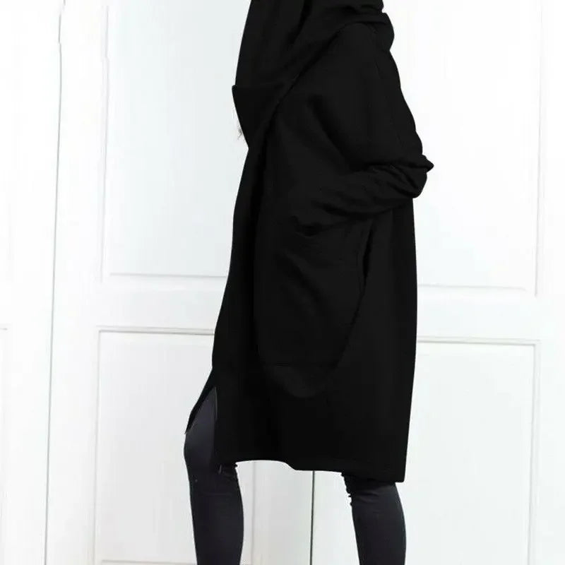 Hoodies Baggy Hooded Sweatshirt for Women Full Zip Up Woman Tops With Zipper In Loose Harajuku