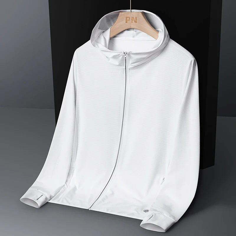 Ademende Ice Silk-zonnebrandkleding voor heren en dames, UV-bestendig, buitensporten