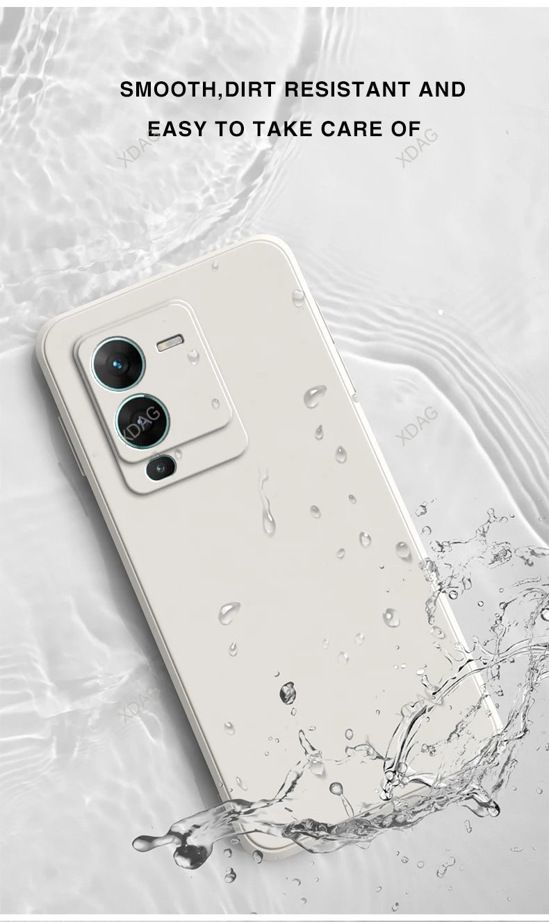 Mobiele telefoonhoesje voor Vivo V25 Pro V25Pro 5G Interne flocking Hoge kwaliteit