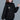 Fashion Letter Patchwork Parkas Women Button Hooded Warm Parka Jacket for