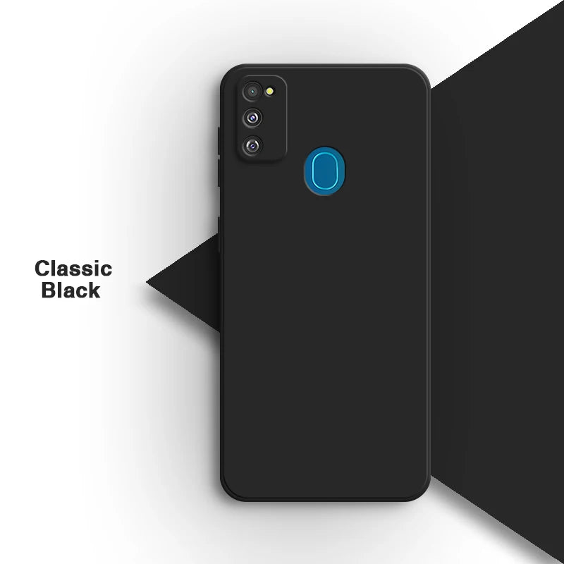 Klassieke, hoogwaardige hoes voor Samsung Galaxy M21 6.4 SM M215f SM M215f DS SM