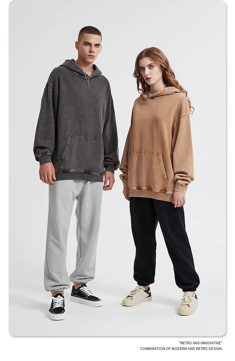 Bornladies Retro Verdikte Hoodie Mode Warme Trui 100% Katoen Dames Trend