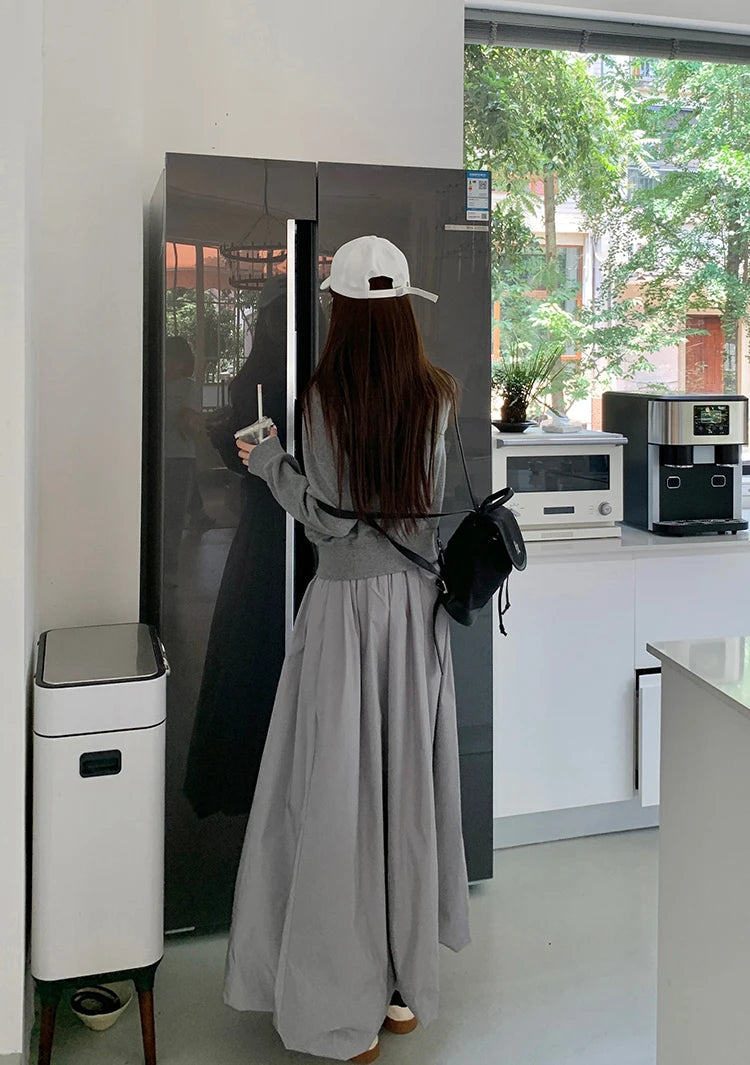 Coltruien voor dames, effen ritsontwerp, chique Koreaanse stijl, eenvoudig