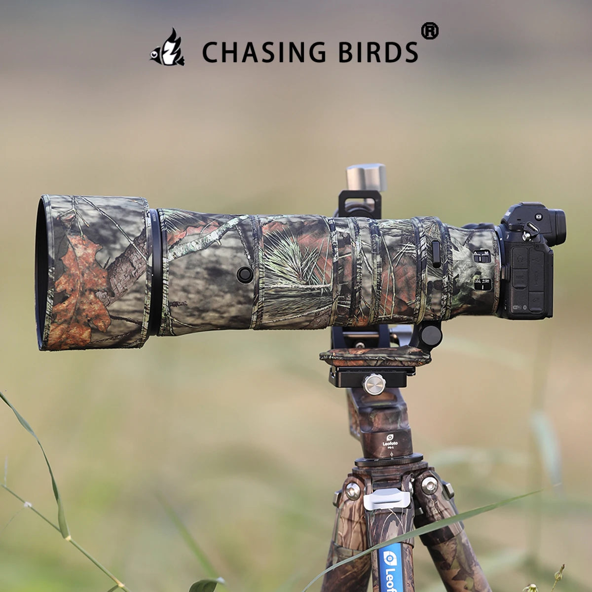 Chasing Birds camouflage lens coat for Nikon Z 180 600 mm F 5.6 6.3 VR