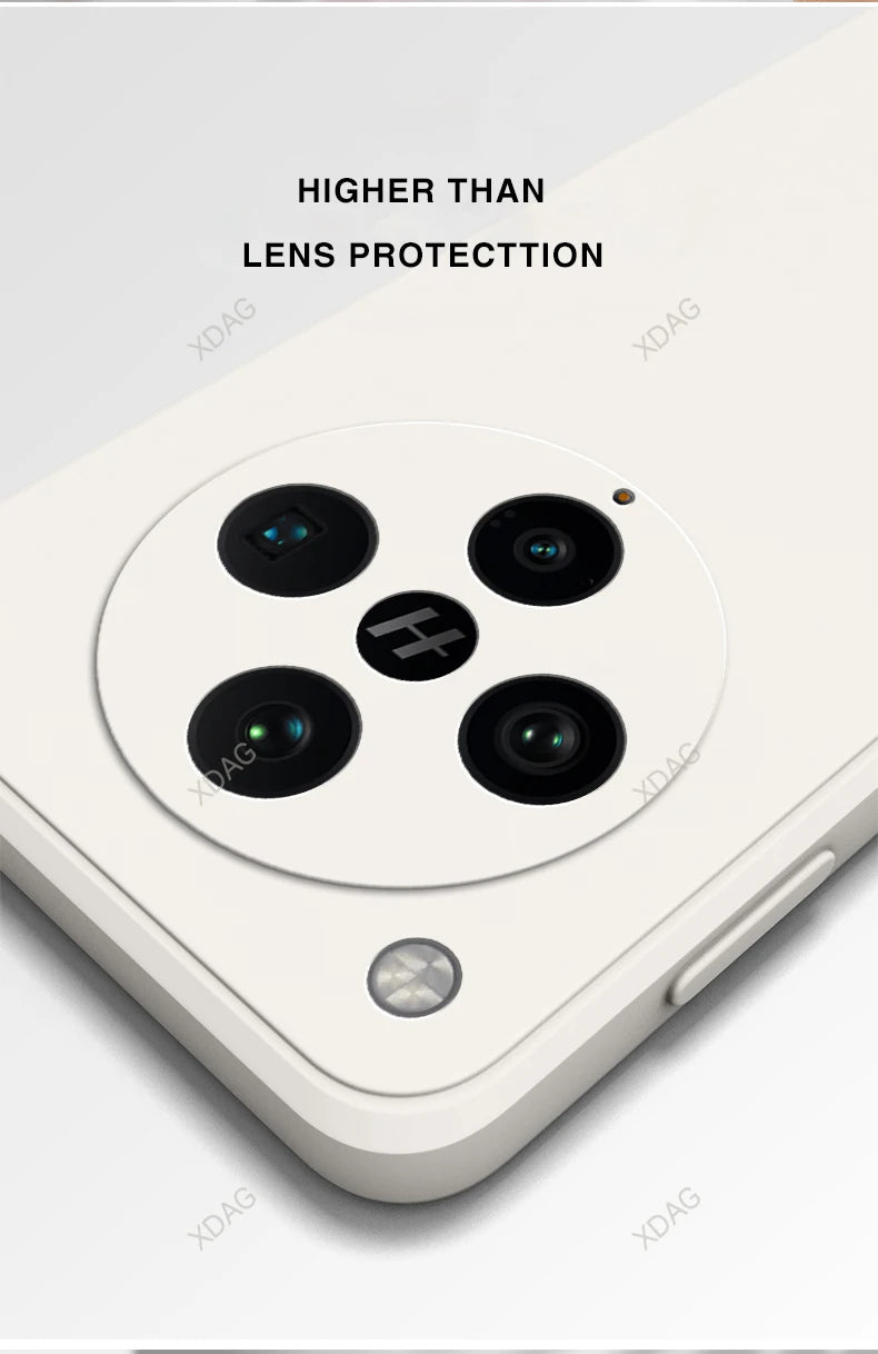 Basic telefoonhoesje voor Oppo Find X8 Pro X8Pro 5G Classic Square vloeibare siliconen