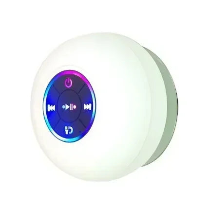 Mini draadloze Bluetooth-luidspreker met zuignap, waterdichte doucheluidspreker met LED