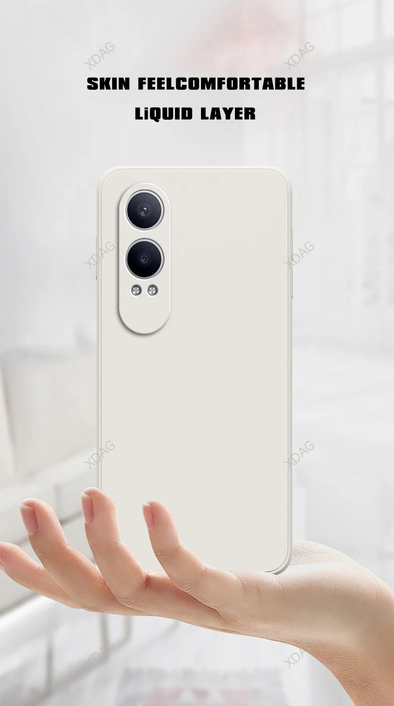 Basis telefoonhoesje voor OnePlus Nord CE4 Lite 5G 6.67 Cph2621 vloeibare siliconen