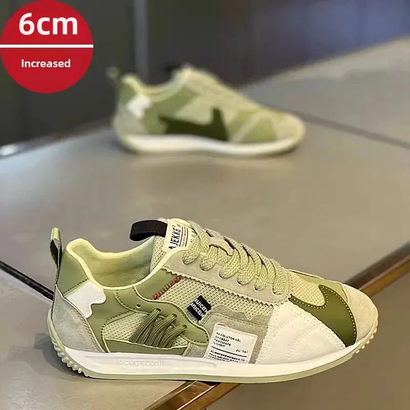 Autumn Breathable Men s Casual Shoes Sporty Thick Bottom Popular Internet Red Summer Trendy Shoes