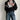 Korean ic Hooded Zipper Sweatshirt Top All Mat Commuter Fce Lined Fashionable