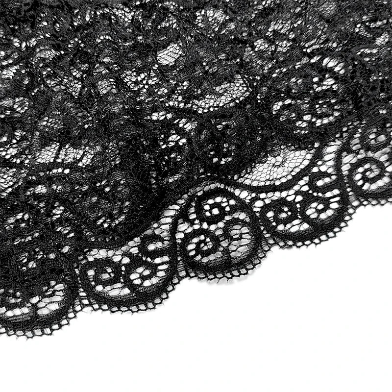 Summer 2 Pcs Women s Sexy Lace See Through Pajamas Black Pink Cute Clothes