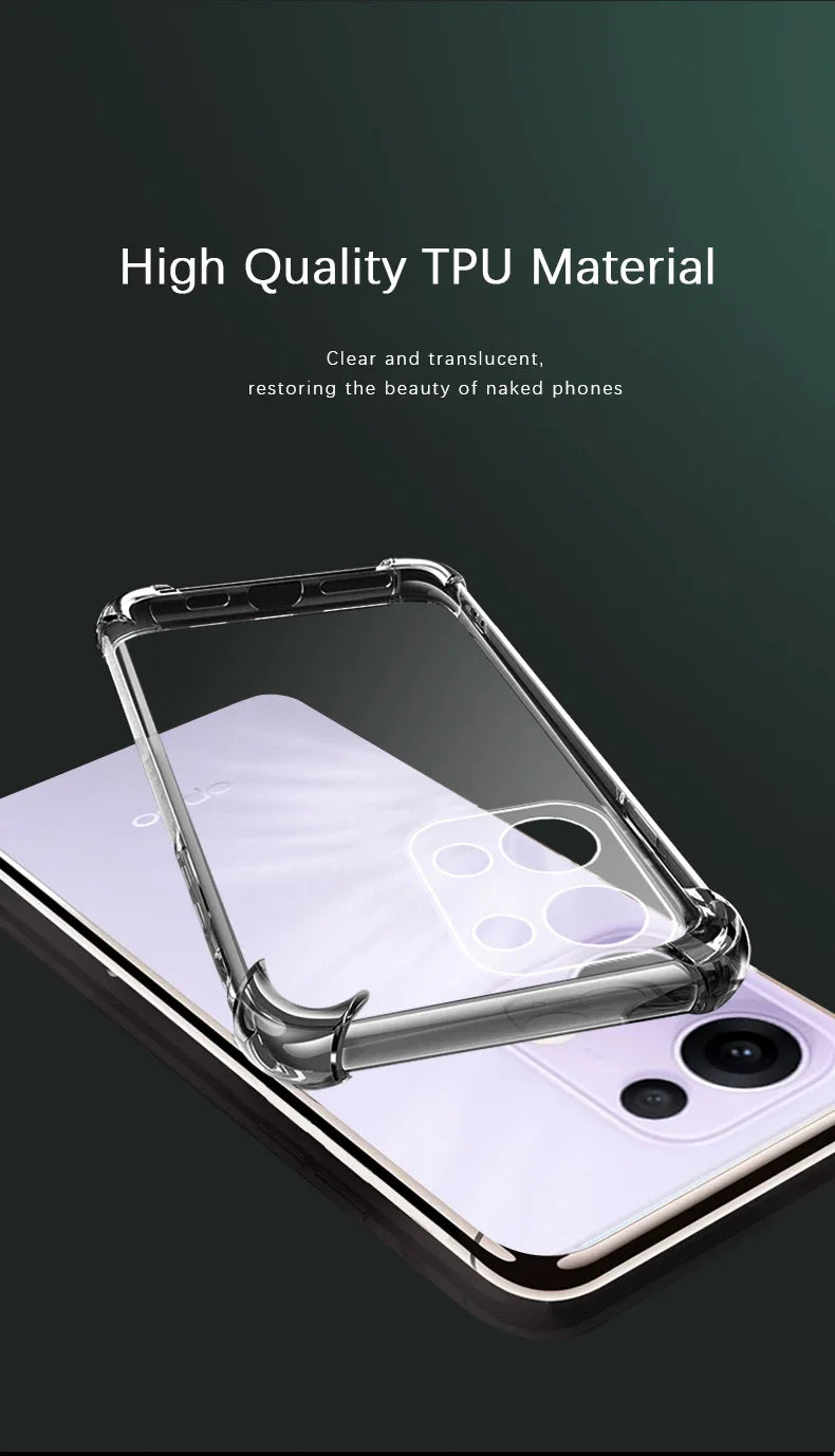 Airbag Clear telefoonhoesje voor Oppo Reno 13 Reno13 Pro F FS 13Pro 13F Reno13F S
