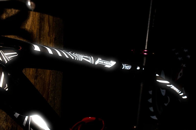 Enlee Fietsframe Reflecterende Film Fiets Krasbescherming Fietsframe