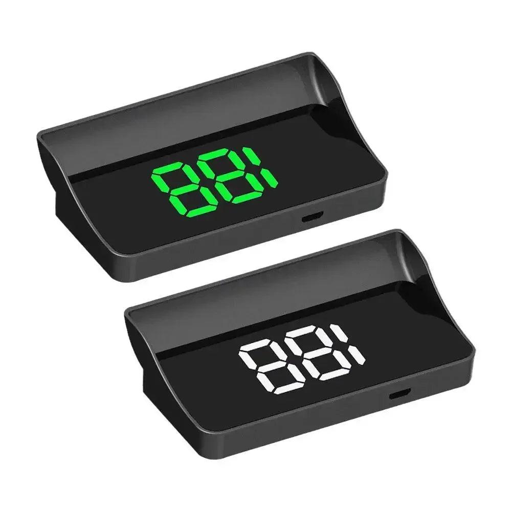 Auto Head-Up HD Display GPS Snelheidsmeter Snelheid KMH Digitale HUD Voorruit