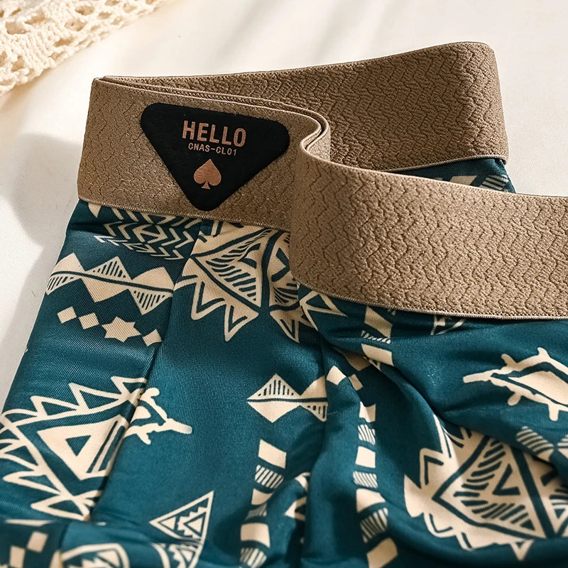 1 stuk herenondergoed van ijszijde, boxershorts, plus size 6XL, ademend