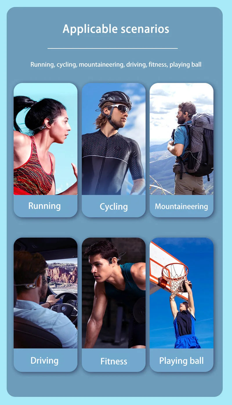 G3 Bone Conduction-hoofdtelefoon Air Conduction Bluetooth-hoofdtelefoon Draadloos