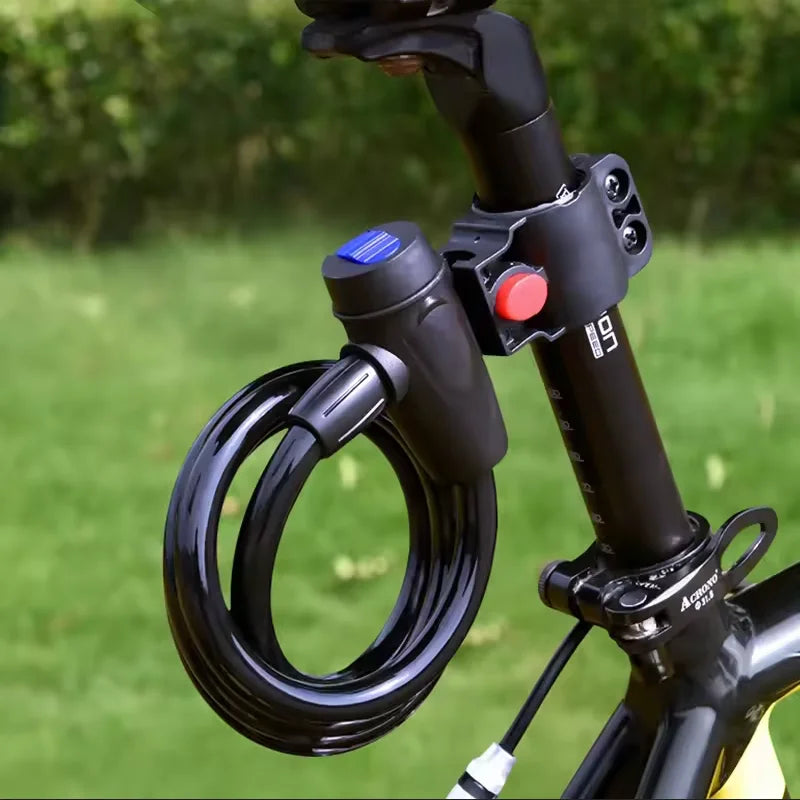 Zwaar motorfietskettingslot 80 cm metalen antidiefstalfietsslot met 2 sleutels voor