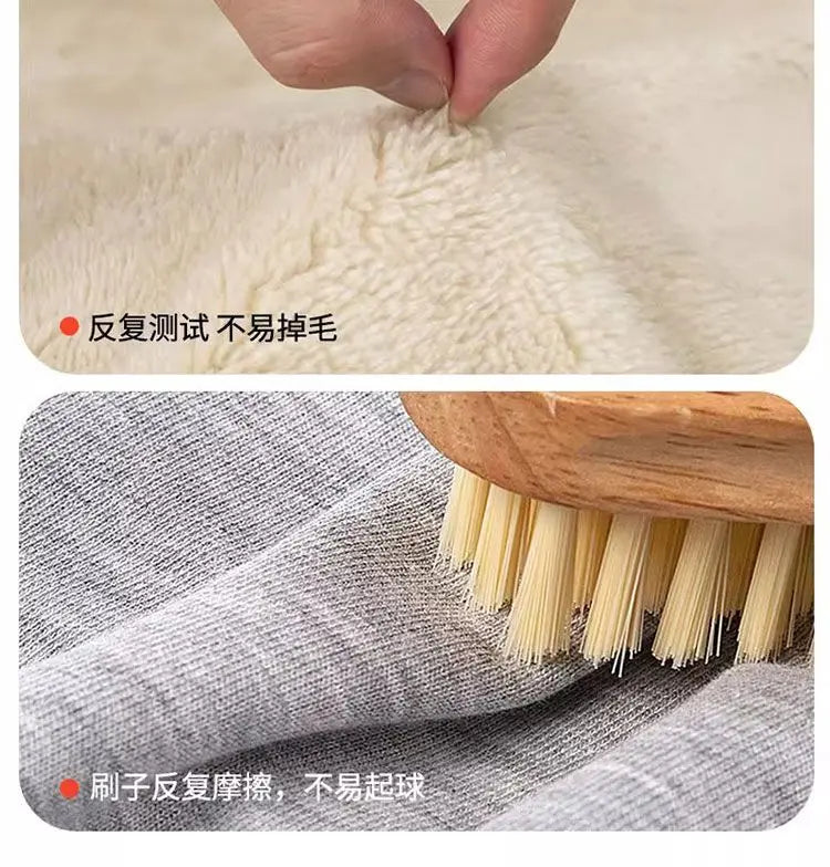 Fleece hoodie zonder capuchon voor dames en heren, dikke lamsfleece ronde hals, High Street top