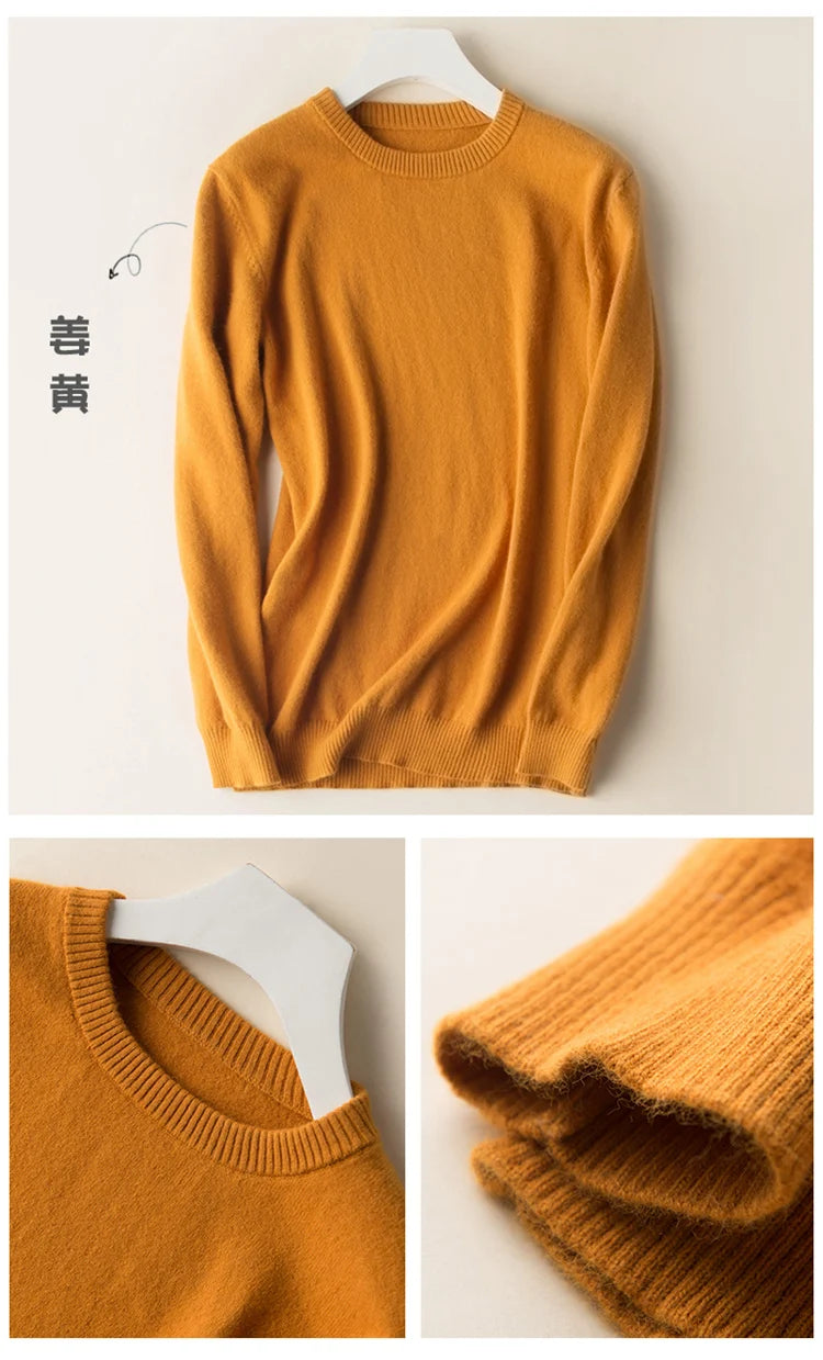Classic Pullover V Neck Sweater Men Autumn Winter Cashmere Cotton Blend Warm Jumper Clothes Pull