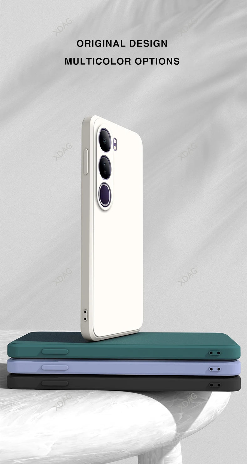 Accessoires voor Vivo V40 Lite IDN 5G 6.67 V2417 Simple Telefoonhoesje Vloeibaar