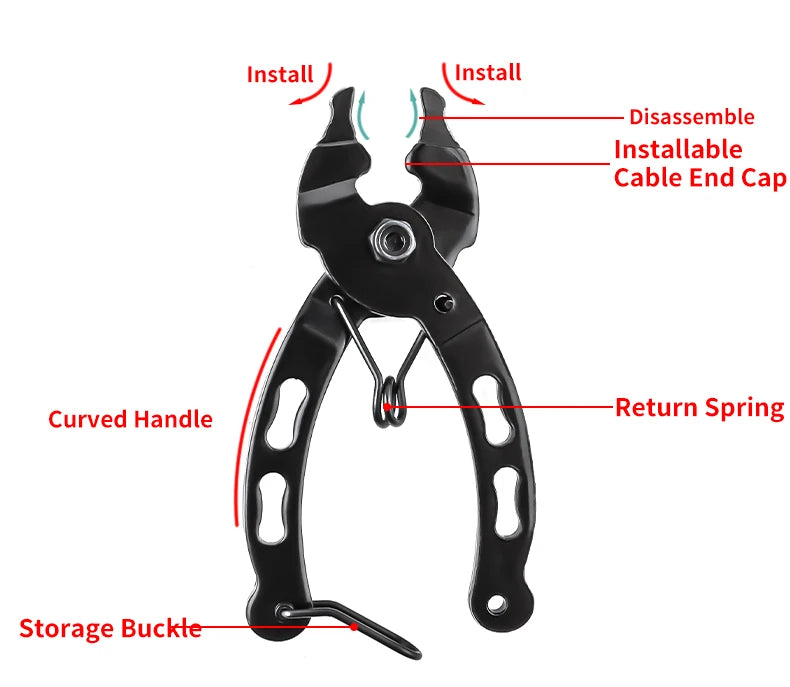 Draagbare MTB-kettingknijper Mini Bike Magic Buckle Quick Link Tool Fiets